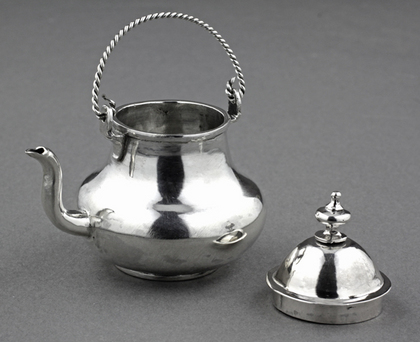 18th Century Dutch Silver Miniature Tea Kettle - Frederik van Strant II